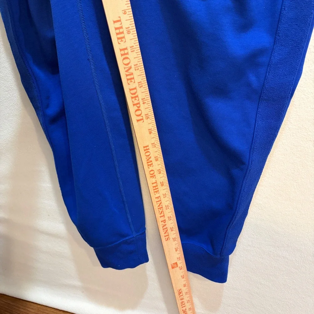 Polo Ralph Lauren Sweatpants Mens L Blue Joggers Tapered Fleece Pony Logo Stripe